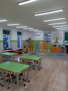 grupa Żabki, sala zajęć