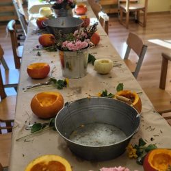 zdjęcia z zajęć edukacyjnych i przestrzeni przedszkola